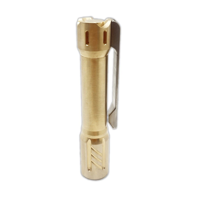 EDOLUC Little Glow Arrow AAA/10440 Brass EDC Flashligh