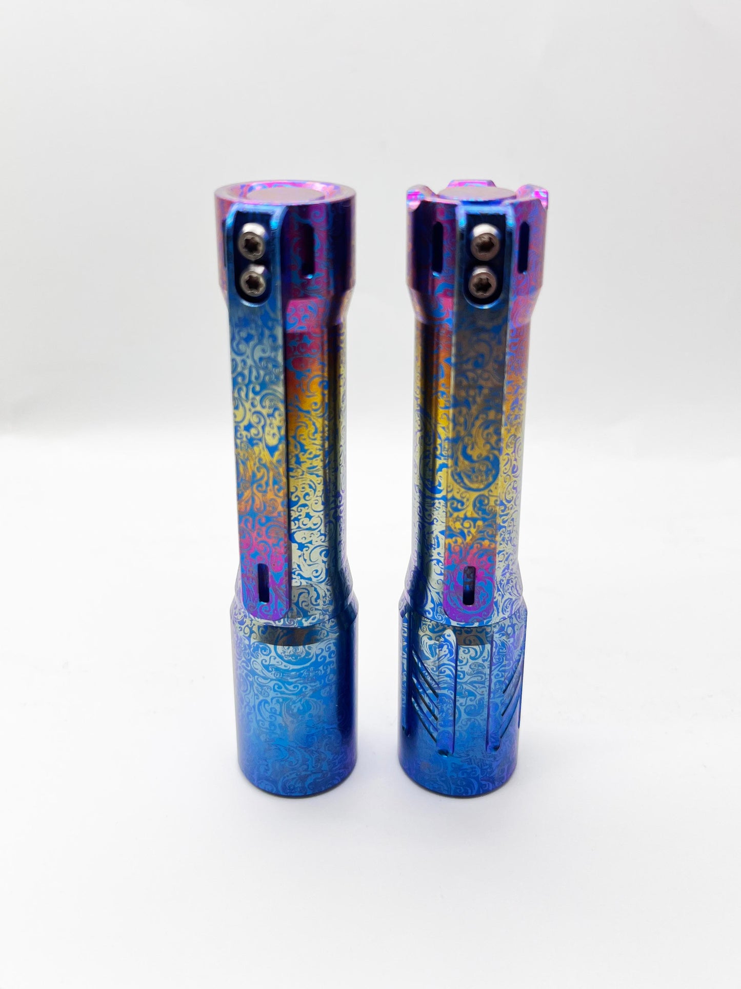 EDOLUC Glow Arrow Titanium 14500  Gradient Color Texture EDC Flashlight