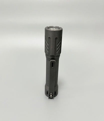 EDOLUC Glow arrow EDC Flashlight Titanium Nichia 519a 4000K R9080/Samsung5000K/XPL6500K with Type-C 14500/AA Battery