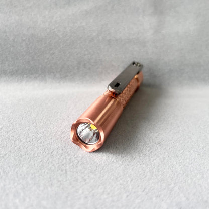 EDOLUC Loong-01 Copper AAA/10440 EDC Flashlight Nichia 519A 4000K/XPL6500K/Samsung5000K LED