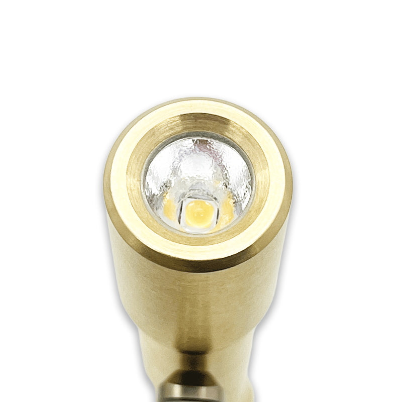 EDOLUC Little JM Glow Arrow AAA/10440 Brass EDC Flashlight