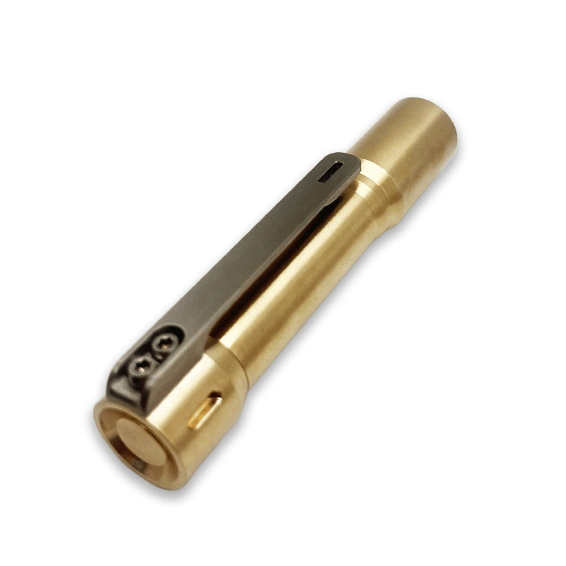 EDOLUC Little JM Glow Arrow AAA/10440 Brass EDC Flashlight