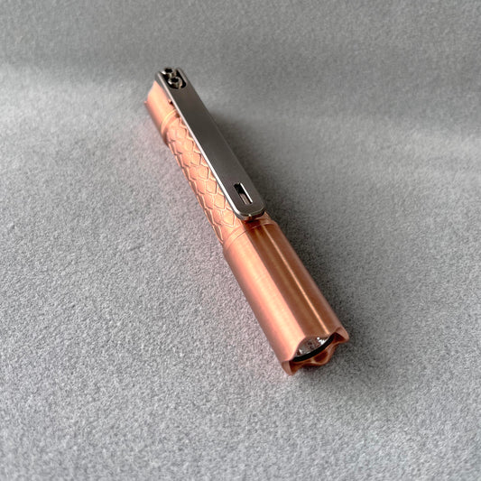 EDOLUC Loong-01 Copper AAA/10440 EDC Flashlight Nichia 519A 4000K/XPL6500K/Samsung5000K LED