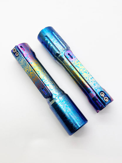 EDOLUC Glow Arrow Titanium 14500  Gradient Color Texture EDC Flashlight